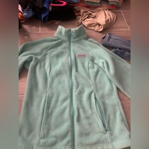Teal Columbia zip up jacket size s